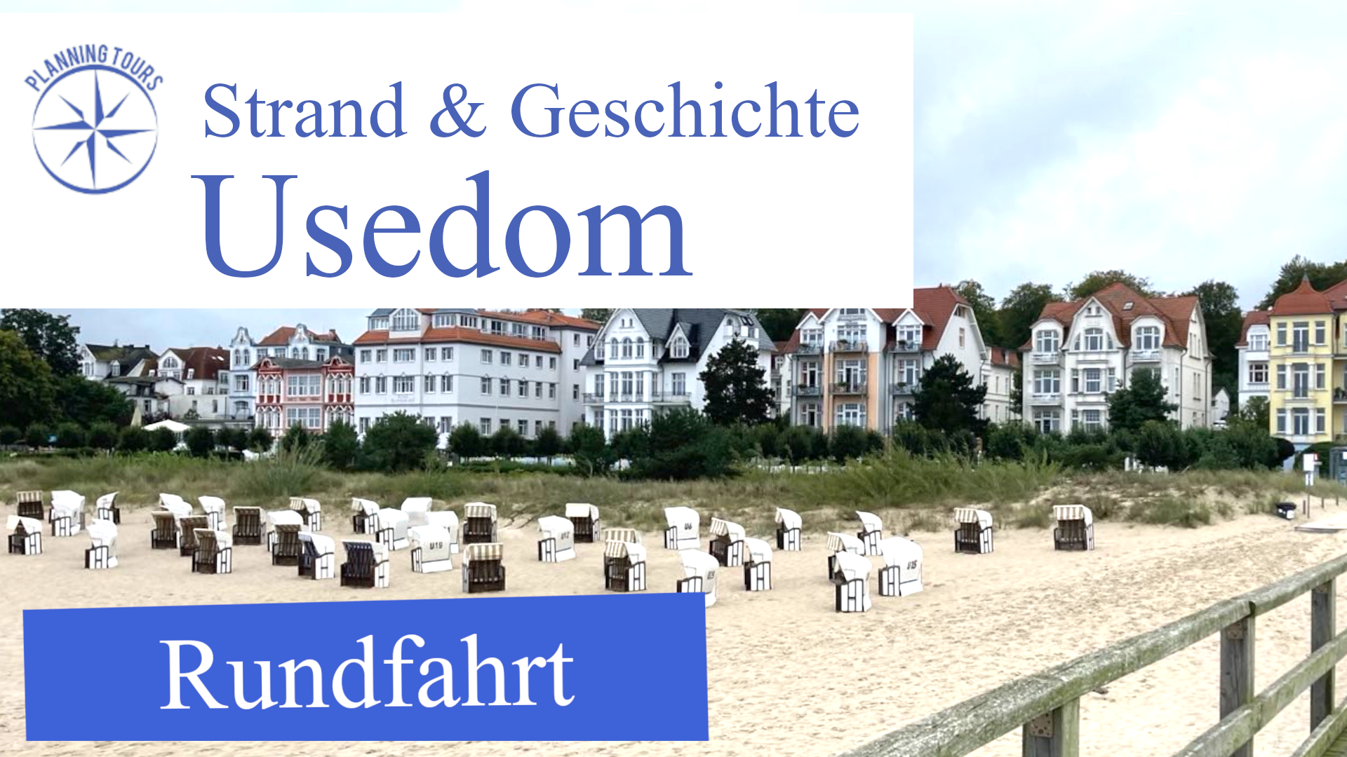 Usedom: 42 Kilometer Sandstrand, strahlende Villen und Hotels und das Grauen des Weltkriegs.