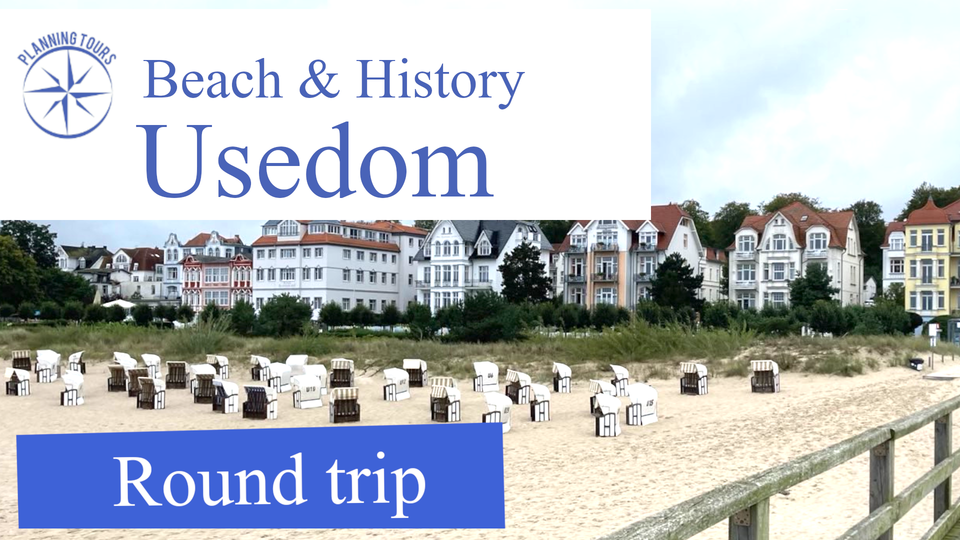 Usedom: 42 kilometers of sandy beaches, gleaming villas and hotels, and the horrors of World War II.